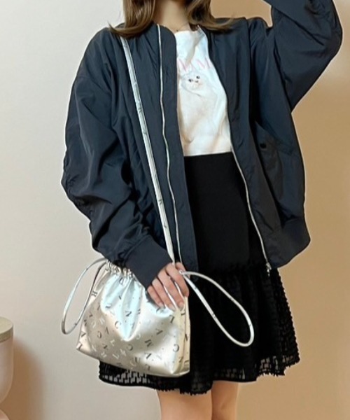 CALNAMUR（カルナムール）の「CLNMハートドロストバッグ（ショルダーバッグ・レディース・ピンク/シルバー・FREE）」の18枚目の写真