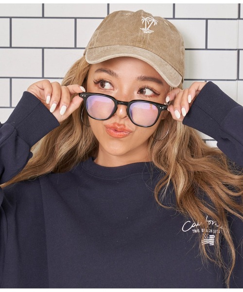 anap mimpi(アナップミンピ)の「フレームダテメガネ(メガネ・レディース・クリア/ブラック・FREE)」の8枚目の写真