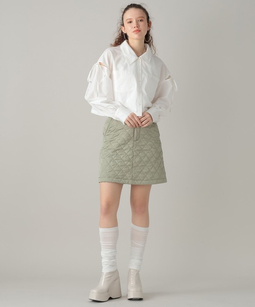 FOREVER 21（フォーエバー トゥエンティーワン）の「シアーリブレッグウォーマー（レッグウォーマー・レディース・ホワイト/ブラック/グレー・FREE）」の5枚目の写真