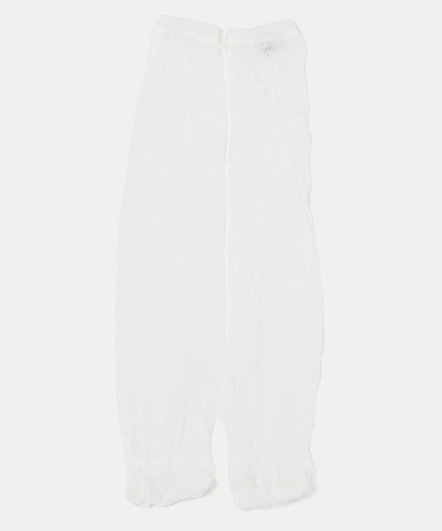 FOREVER 21（フォーエバー トゥエンティーワン）の「シアーリブレッグウォーマー（レッグウォーマー・レディース・ホワイト/ブラック/グレー・FREE）」の7枚目の写真