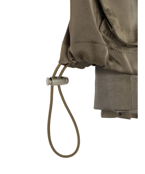 DURAS（デュラス）の「Satin mini skirt（スカート・レディース・ブラック/カーキ・FREE）」の14枚目の写真