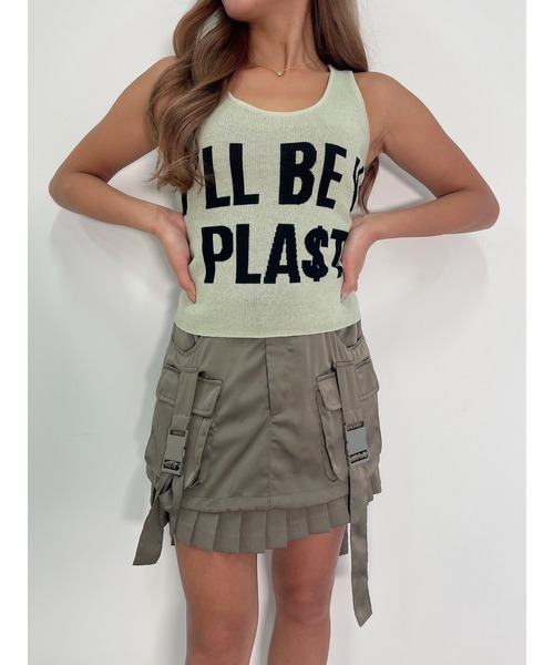 DURAS（デュラス）の「Satin mini skirt（スカート・レディース・ブラック/カーキ・FREE）」の19枚目の写真