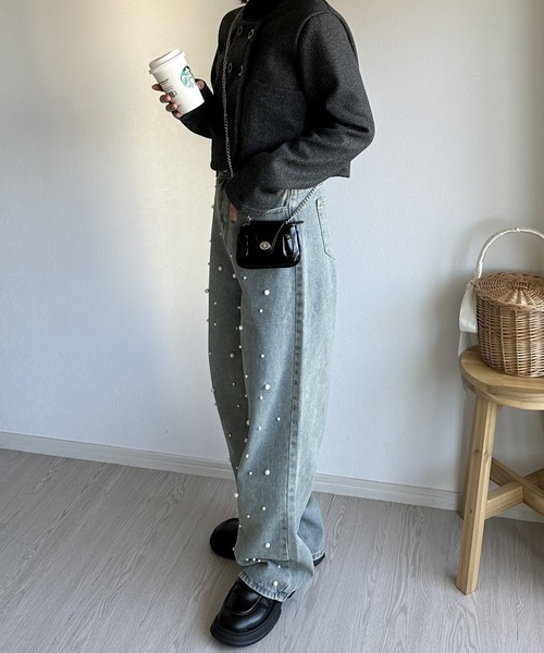 Silly(シリー)の「【コーデのポイントに!】2wayミニショルダーバッグ(ショルダーバッグ・レディース・ブラック/シルバー・FREE)」の21枚目の写真