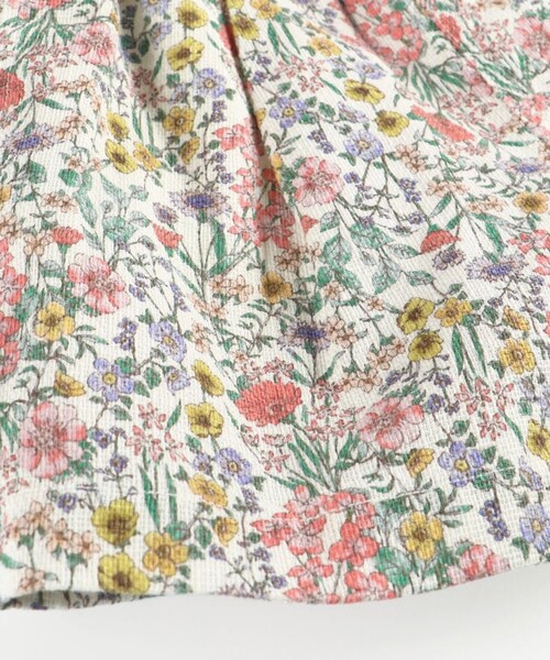 BRANSHES（ブランシェス）の「【爽パン / 綿100％】無地/NEW花柄/ひまわり柄/レモン柄パナマ織りショートパンツ（その他パンツ・キッズ・アイボリー/ピンク/サックスブルー/オフホワイト/イエロー/ブラック・130/140/150/160/90/100/110/120）」の16枚目の写真