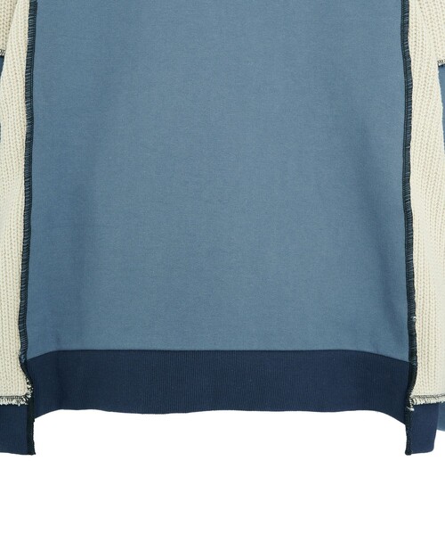 PUBLIC TOKYO（パブリックトウキョウ）の「ドッキングアウトニットスウェット（スウェット・メンズ・ブルー/ブラック・FREE）」の12枚目の写真