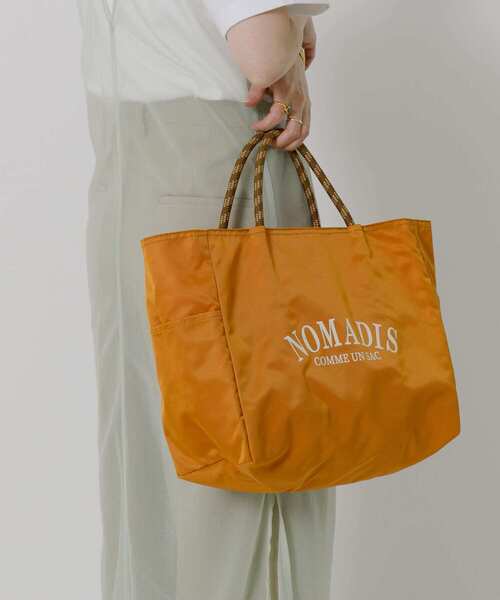 NOMADIS（ノマディス）の「『一部WEB限定カラー』NOMADIS　SAC2 W（トートバッグ・レディース・ブラウン/ピンク/グリーン/ネイビー/イエロー・-）」の6枚目の写真