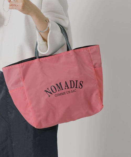 NOMADIS（ノマディス）の「『一部WEB限定カラー』NOMADIS　SAC2 W（トートバッグ・レディース・ブラウン/ピンク/グリーン/ネイビー/イエロー・-）」の13枚目の写真