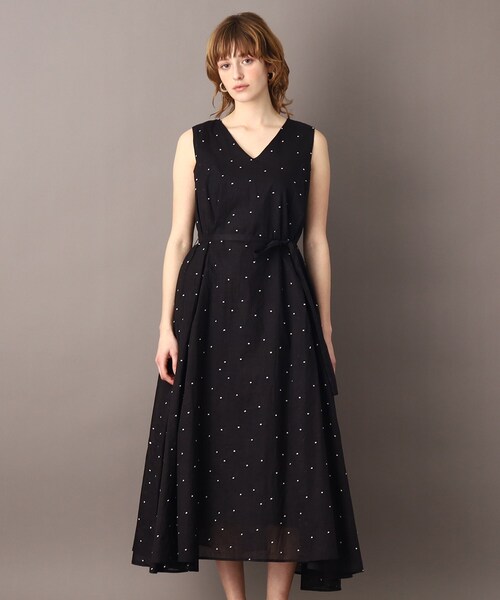 DRESSTERIOR ドレステリア　ドット刺繍ボリュームワンピース　新品 DRESSTERIOR（ドレステリア）の「【大人フェミニン/前後2WAY