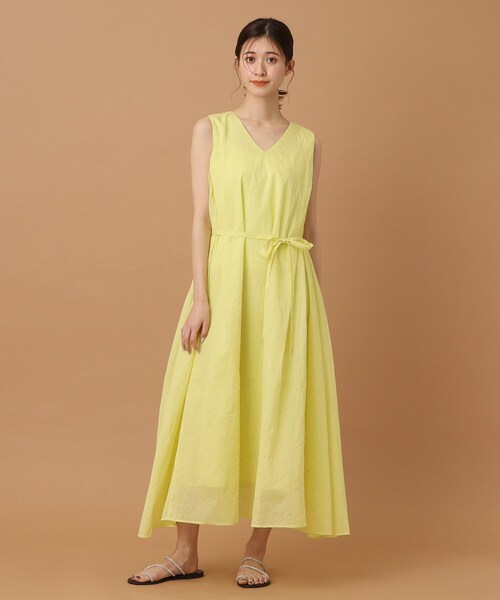 DRESSTERIOR ドレステリア　ドット刺繍ボリュームワンピース　新品 セール】【大人フェミニン/前後2WAY/洗える】ドット刺繍