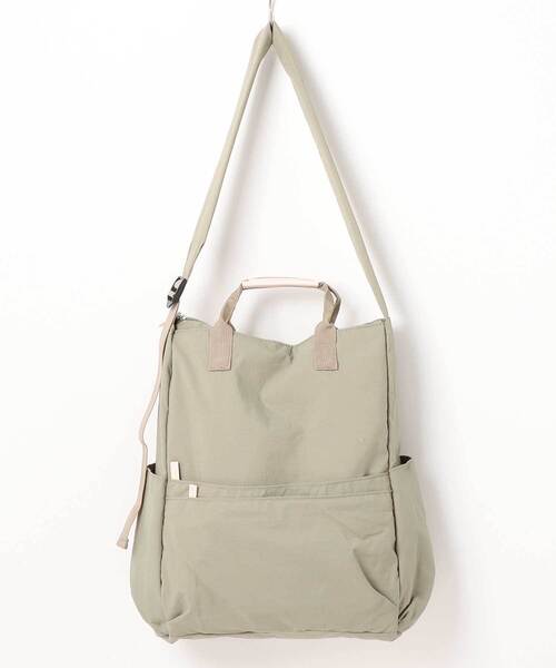 EARTH MADE（アースメイド）の「12POCKET SHOULDER（ショルダーバッグ・レディース・ライトベージュ/カーキ/ブルー/ダークグレー/サンドベージュ/ブラック/ピンク・FREE）」の6枚目の写真