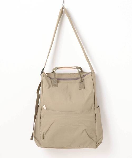 EARTH MADE（アースメイド）の「12POCKET SHOULDER（ショルダーバッグ・レディース・ライトベージュ/カーキ/ブルー/ダークグレー/サンドベージュ/ブラック/ピンク・FREE）」の4枚目の写真