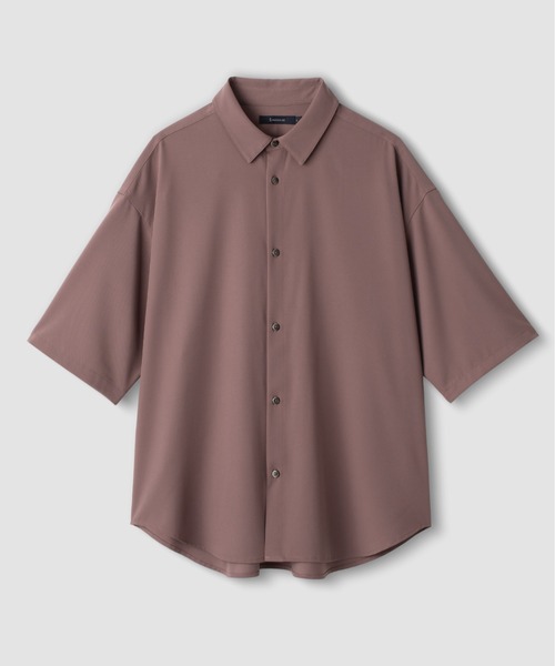 RAGEBLUE(レイジブルー)の「オーバーサイズ/ラグイージークリーンシャツSS/【LUXURY+EASY】CLEAN SHORT SLEEVE SHIRTS(シャツ/ブラウス・メンズ・グレー/ブラウン系その他/ブラック/ホワイト/ライトブルー・LARGE/MEDIUM/SMALL)」の5枚目の写真