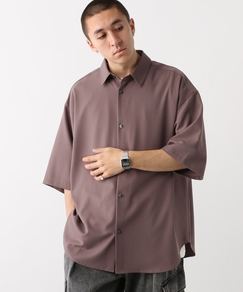 黒猫　JOURNAL STANDARD レイジブルー　シャツ セール】BIGシルエット/ルーズオンブレチェックシャツ（シャツ
