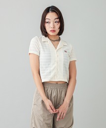 X-girl | OPEN COLLAR COMPACT SHIRT(シャツ/ブラウス)