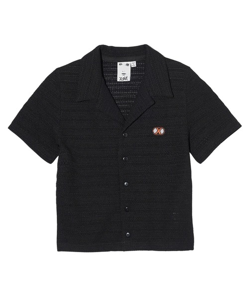 X-girl(エックスガール)の「OPEN COLLAR COMPACT SHIRT(シャツ/ブラウス・レディース・ブラック/ライトブルー/ホワイト・S/M)」の13枚目の写真