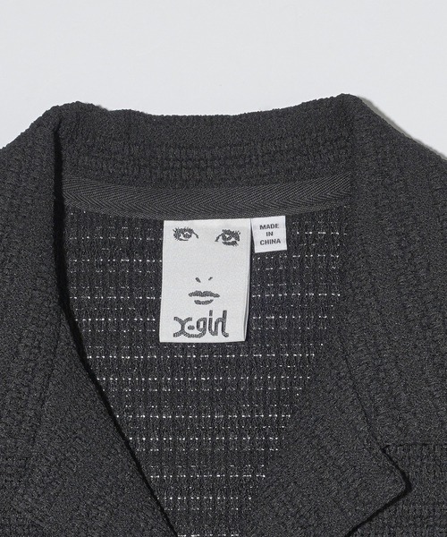 X-girl(エックスガール)の「OPEN COLLAR COMPACT SHIRT(シャツ/ブラウス・レディース・ブラック/ライトブルー/ホワイト・S/M)」の15枚目の写真