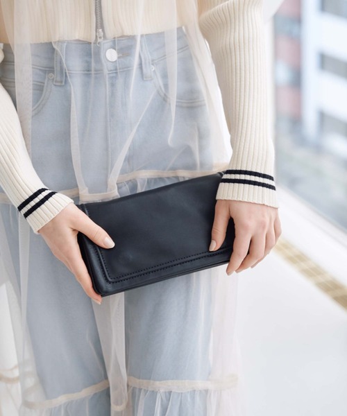 archives(アルシーヴ)の「合皮ミニチェーンバッグ(ショルダーバッグ・レディース・シルバーグレー/アイボリー/ブラック・FREE)」の21枚目の写真