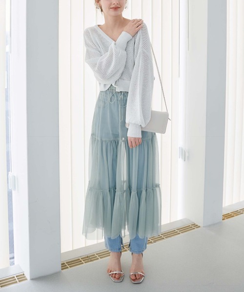 archives(アルシーヴ)の「合皮ミニチェーンバッグ(ショルダーバッグ・レディース・シルバーグレー/アイボリー/ブラック・FREE)」の17枚目の写真