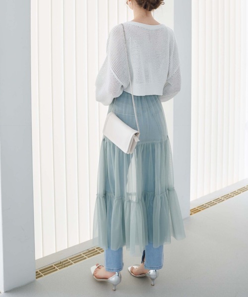 archives(アルシーヴ)の「合皮ミニチェーンバッグ(ショルダーバッグ・レディース・シルバーグレー/アイボリー/ブラック・FREE)」の18枚目の写真