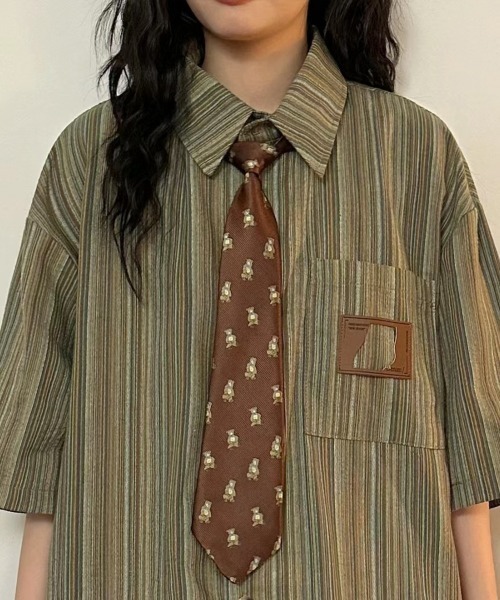 REBALANCE(リバランス)の「レトロ柄 ヴィンテージ風カジュアルネクタイ(ネクタイ・メンズ・N/L/J/H/A/K/T/S/F/E/D/C/Q/O/R/P/I/G/B/U/V/W/その他1/その他2/その他3/X/Z/Y/その他/その他6/その他4/その他5/その他11/その他8/その他10/その他13/その他14/その他7/その他9/その他12・ONE SIZE)」の5枚目の写真