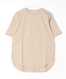ティゴラ TIGORA コットンセミワイドラウンドテールTシャツ