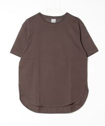 ティゴラ TIGORA コットンセミワイドラウンドテールTシャツ