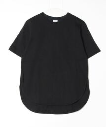 ティゴラ TIGORA コットンセミワイドラウンドテールTシャツ