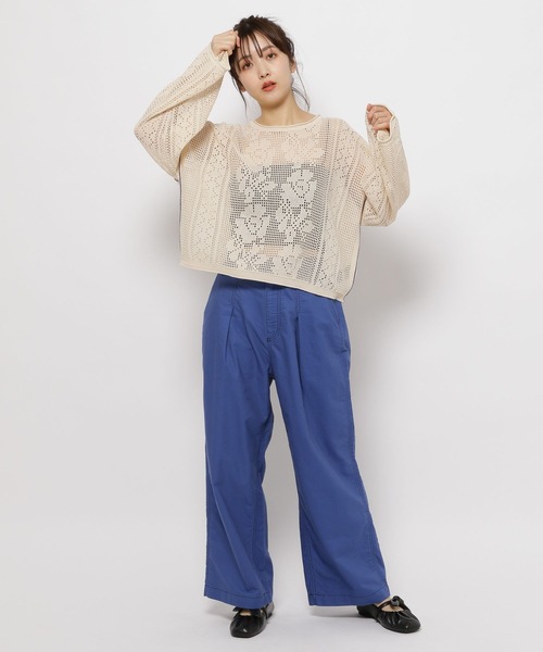 niko and...（ニコアンド）の「ルームドライ/2WAYベアカップキャミソール（キャミソール・レディース・アイボリー/ブラック/モカ・MEDIUM/SHORT）」の4枚目の写真