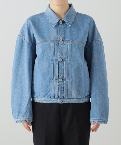IENA（イエナ）の「【KURO/クロ】DENSE DENIM JACKET デニムジャケット（デニムジャケット・レディース・コバルトブルー・FREE）」の13枚目の写真