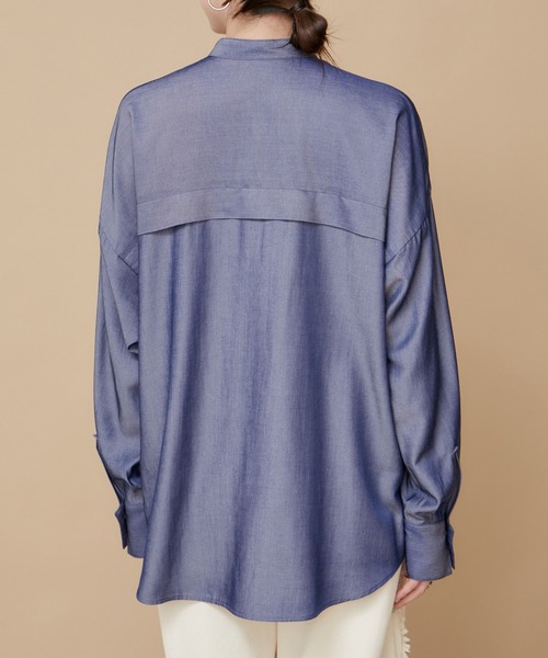le cercle ADAM ET ROPE'(ルセルクルアダムエロペ)の「2WAYオーバーシャツ(シャツ/ブラウス・レディース・オレンジ系その他2/ブラック系その他2/ブルー系その他6・FREE)」の17枚目の写真