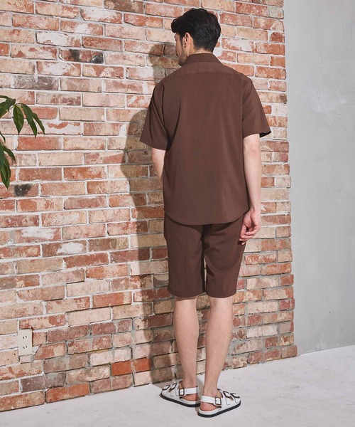 UNION STATION（ユニオンステーション）の「ストレッチカチオンショートパンツ（その他パンツ・メンズ・ライトブルー/ネイビー/ブラウン・M/L/LL）」の19枚目の写真