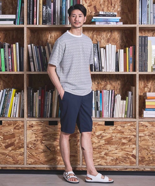 UNION STATION（ユニオンステーション）の「ストレッチカチオンショートパンツ（その他パンツ・メンズ・ライトブルー/ネイビー/ブラウン・M/L/LL）」の9枚目の写真