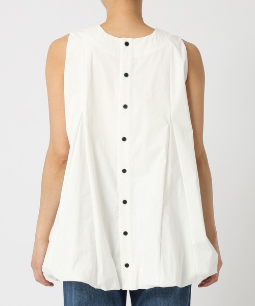 saloon(サルーン)の「SALOON(サルーン)/《再入荷》バックボタンバルーンブラウス【手洗い可】(シャツ/ブラウス・レディース・ブラック/ホワイト/ベージュ・FREE)」の12枚目の写真