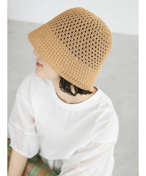 CRAFT STANDARD BOUTIQUE（クラフトスタンダードブティック）の「サーモハット（ハット・レディース・キャメル/ブラック・FREE）」の6枚目の写真