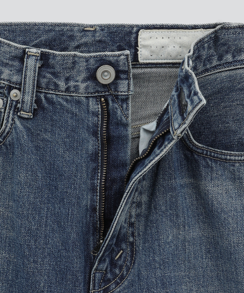 KURO（クロ）の「【CONVERSE TOKYO×KURO】WIDE DENIM PANTS/WASHED（WOMEN'S）（デニムパンツ・レディース・インディゴブルー・SMALL/MEDIUM/LARGE）」の4枚目の写真