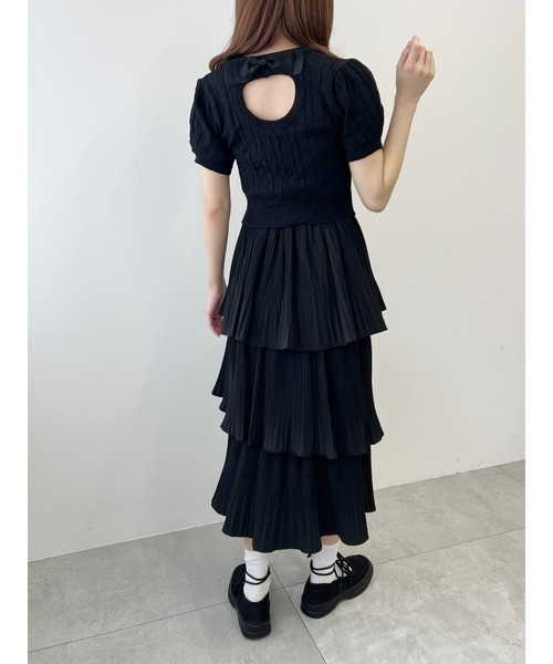 PHILLY（フィリー）の「【PHILLY】プリーツティアードロングスカート（スカート・レディース・ホワイト/ブラック・FREE）」の10枚目の写真