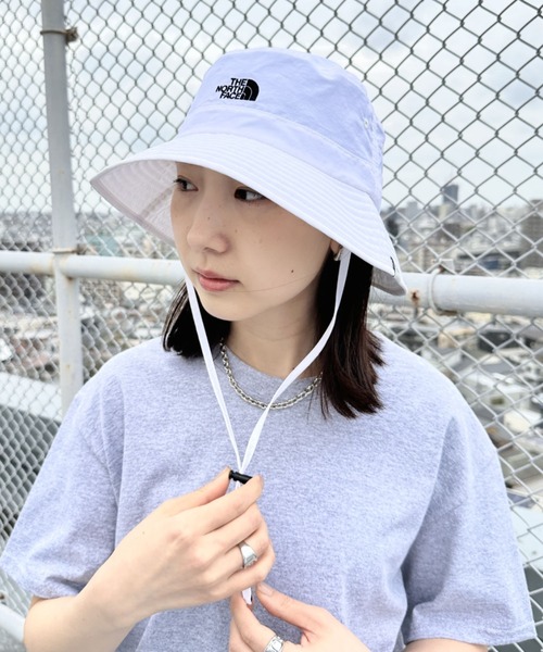 THE NORTH FACE（ザノースフェイス）の「国内未発売 THE NORTH FACE(ザ・ノースフェイス)/吸湿速乾 冷感素材 ナイロンバケットハット サファリハット アドベンチャーハット/STANDARD LT BUCKET HAT（ハット・レディース・ホワイト/ライトベージュ/ブラック・M/L）」の12枚目の写真
