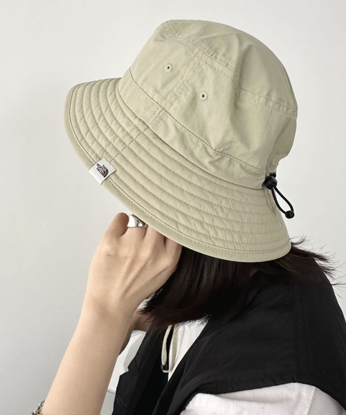 THE NORTH FACE（ザノースフェイス）の「国内未発売 THE NORTH FACE(ザ・ノースフェイス)/吸湿速乾 冷感素材 ナイロンバケットハット サファリハット アドベンチャーハット/STANDARD LT BUCKET HAT（ハット・レディース・ホワイト/ライトベージュ/ブラック・M/L）」の18枚目の写真