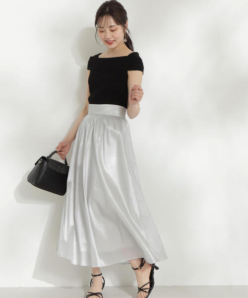 PROPORTION BODY DRESSING(プロポーションボディドレッシング)の「オフショルニット / 1214170508(ニット/セーター・レディース・レッド/グレー/ブラック・FREE)」の10枚目の写真