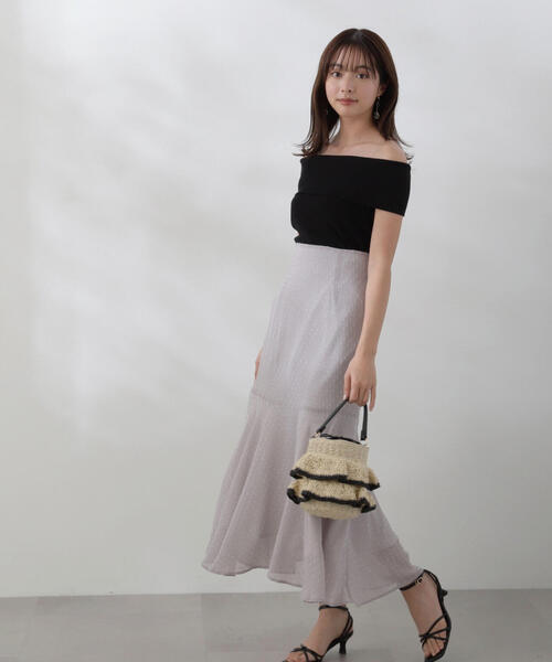 PROPORTION BODY DRESSING(プロポーションボディドレッシング)の「オフショルニット / 1214170508(ニット/セーター・レディース・レッド/グレー/ブラック・FREE)」の14枚目の写真