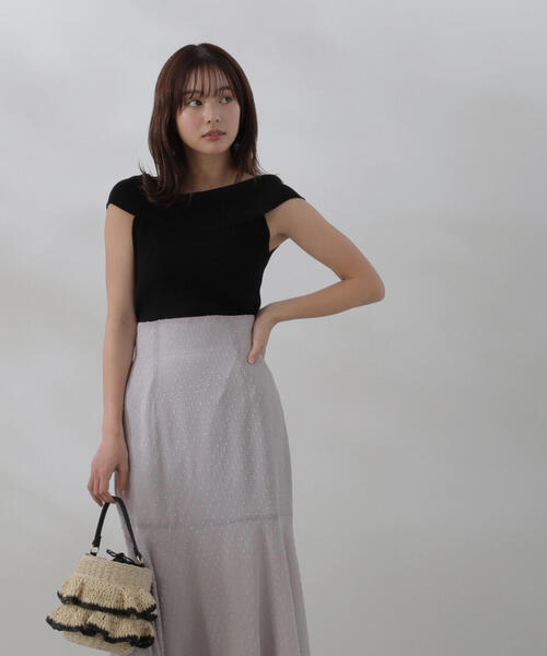 PROPORTION BODY DRESSING(プロポーションボディドレッシング)の「オフショルニット / 1214170508(ニット/セーター・レディース・レッド/グレー/ブラック・FREE)」の15枚目の写真
