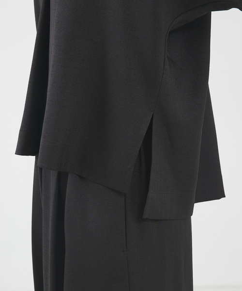 qualite(カリテ)の「【セットアップ対応】リネンライクオープンカラーシャツ(シャツ/ブラウス・レディース・ブラック/ライトブルー/ライトベージュ・38/36)」の18枚目の写真