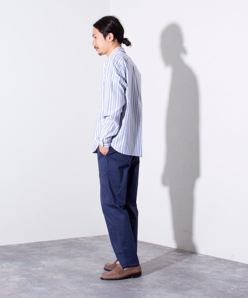 GLOSTER（グロスター）の「【GLOSTER/グロスター】コンパクト チノストレッチパンツ（チノパンツ・メンズ・グレー/ダークネイビー/ロイヤルブルー/ベージュ・M/L/S/XL）」の18枚目の写真