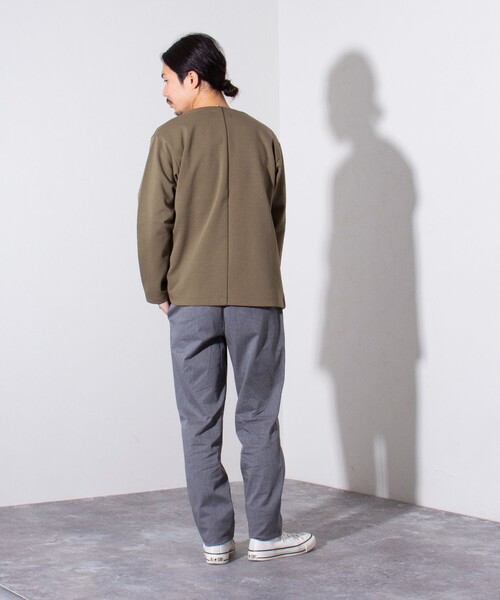 GLOSTER（グロスター）の「【GLOSTER/グロスター】コンパクト チノストレッチパンツ（チノパンツ・メンズ・グレー/ダークネイビー/ロイヤルブルー/ベージュ・M/L/S/XL）」の12枚目の写真