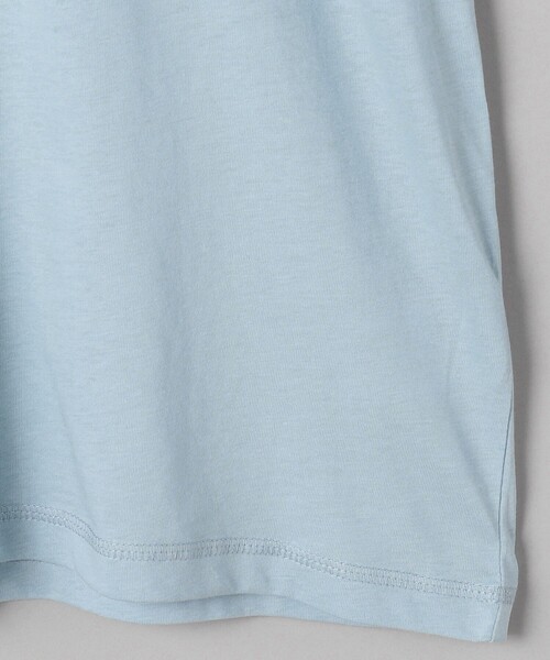 GANNI（ガニー）の「GANNI/ガニー LOVECLUB JERSEY TEE / T3894 / オーガニックコットン フロントプリントTシャツ（Tシャツ/カットソー・レディース・サックスブルー/オフホワイト・SMALL）」の6枚目の写真