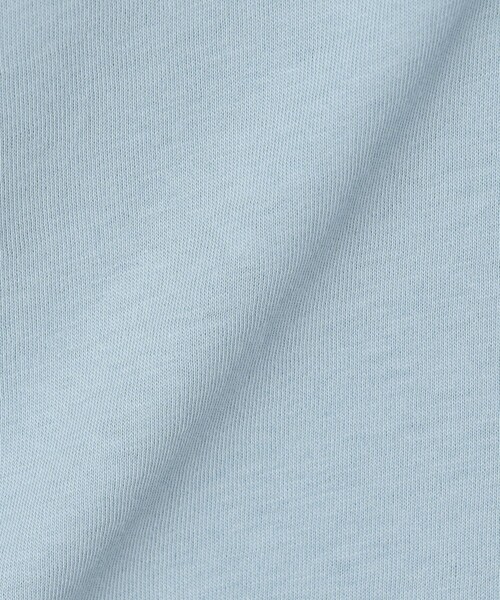 GANNI（ガニー）の「GANNI/ガニー LOVECLUB JERSEY TEE / T3894 / オーガニックコットン フロントプリントTシャツ（Tシャツ/カットソー・レディース・サックスブルー/オフホワイト・SMALL）」の8枚目の写真