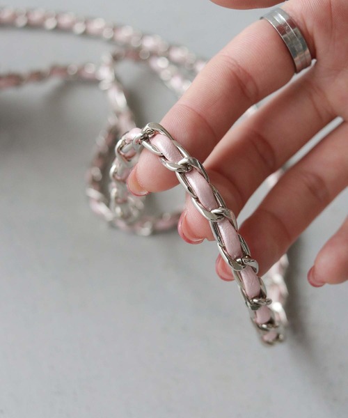 nomnom（ノムノム）の「【nomnom】ハートショルダーバッグ（ショルダーバッグ・レディース・アイボリー/ピンク/シルバー/ブラック・FREE）」の10枚目の写真