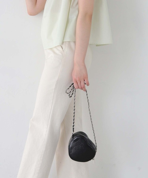 nomnom（ノムノム）の「【nomnom】ハートショルダーバッグ（ショルダーバッグ・レディース・アイボリー/ピンク/シルバー/ブラック・FREE）」の14枚目の写真