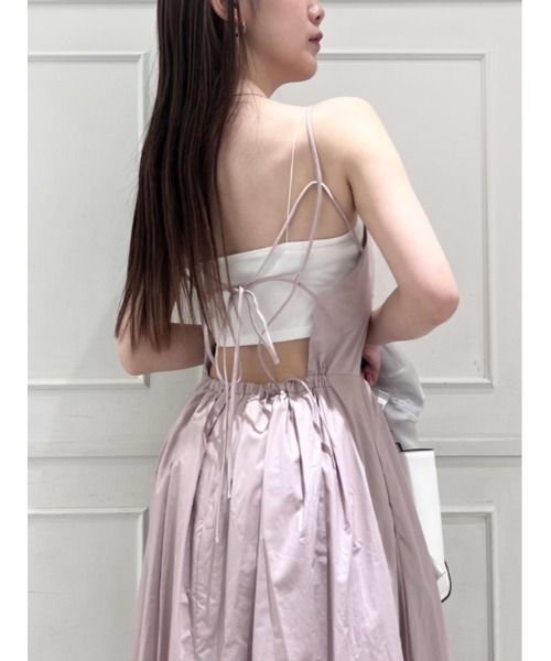 【あい】キャミワンピ ワンピース　SNIDEL ライトグレー SNIDEL（スナイデル）の「キャミワンピース（ワンピース）」 - WEAR