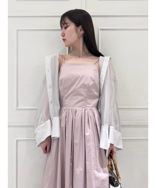 【あい】キャミワンピ ワンピース　SNIDEL ライトグレー SNIDEL（スナイデル）の「キャミワンピース（ワンピース）」 - WEAR